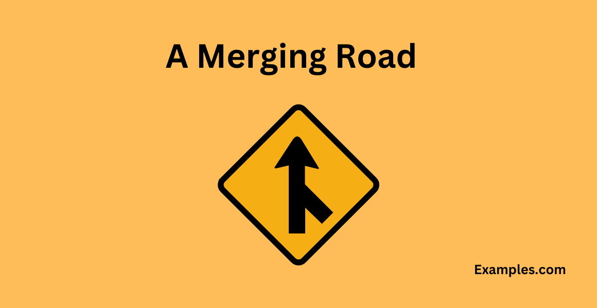 a merging road metaphor