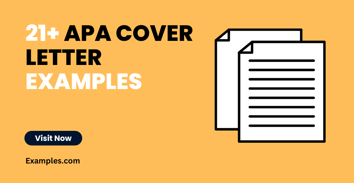 apa format for cover letter