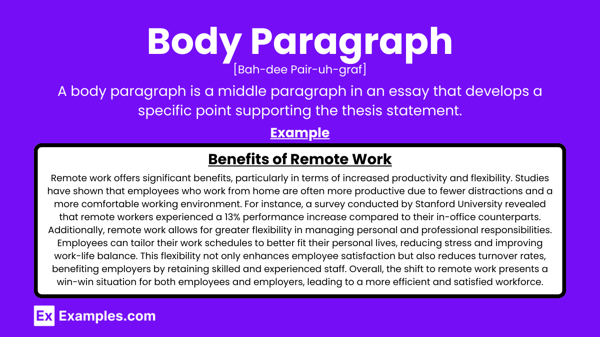 transition words for first body paragraph informative essay