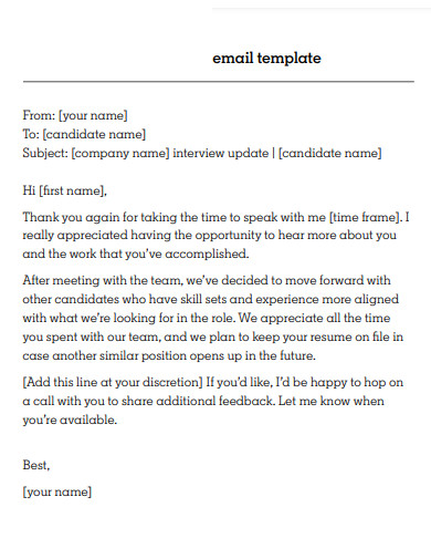 business email reply example