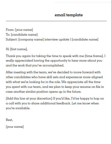 Business Email Reply Example