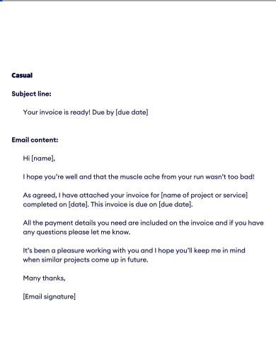 Business Email Template