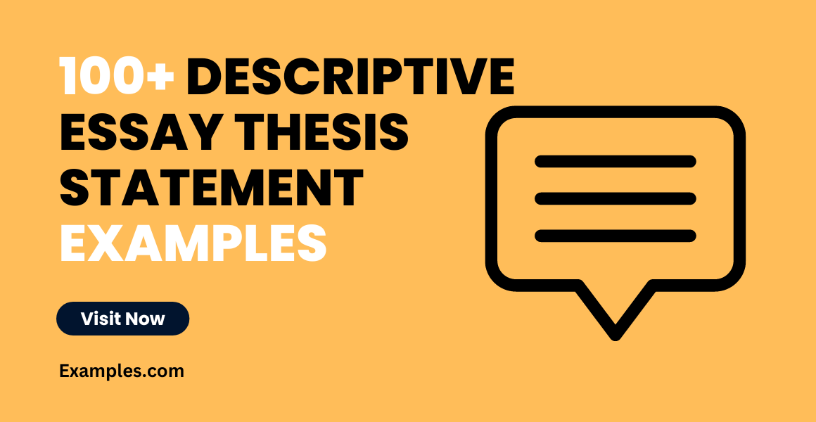 descriptive essay thesis statement examples