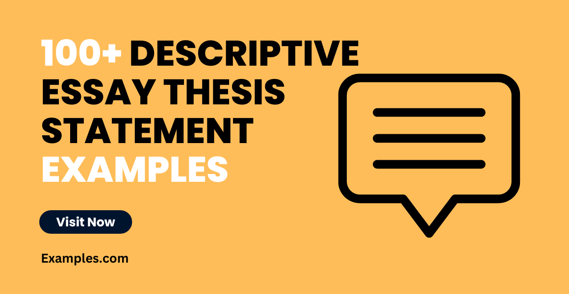 descriptive thesis meaning