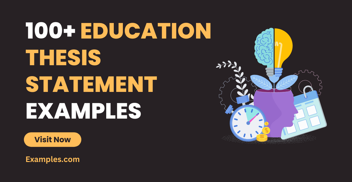 thesis statement of education brainly