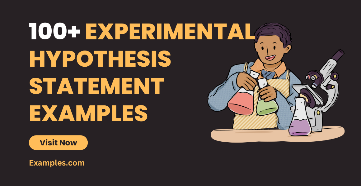 hypothesis examples experiment