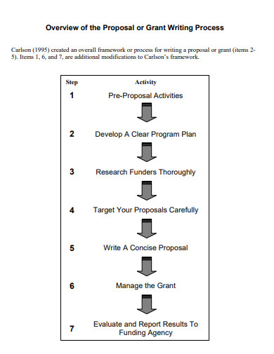 grant writing process example
