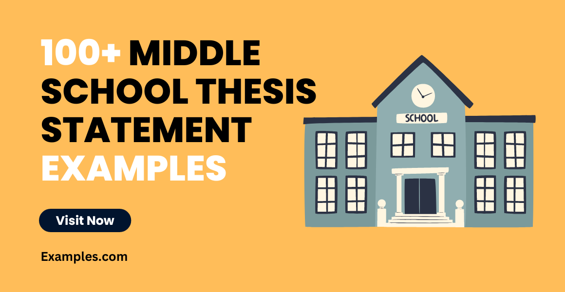 middle school thesis statement examples