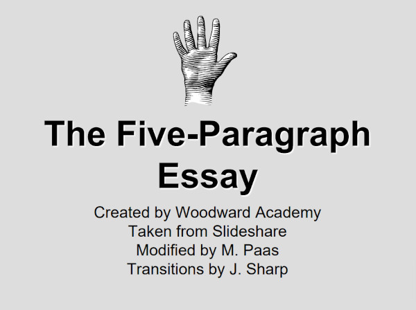 modern five paragraph essay example