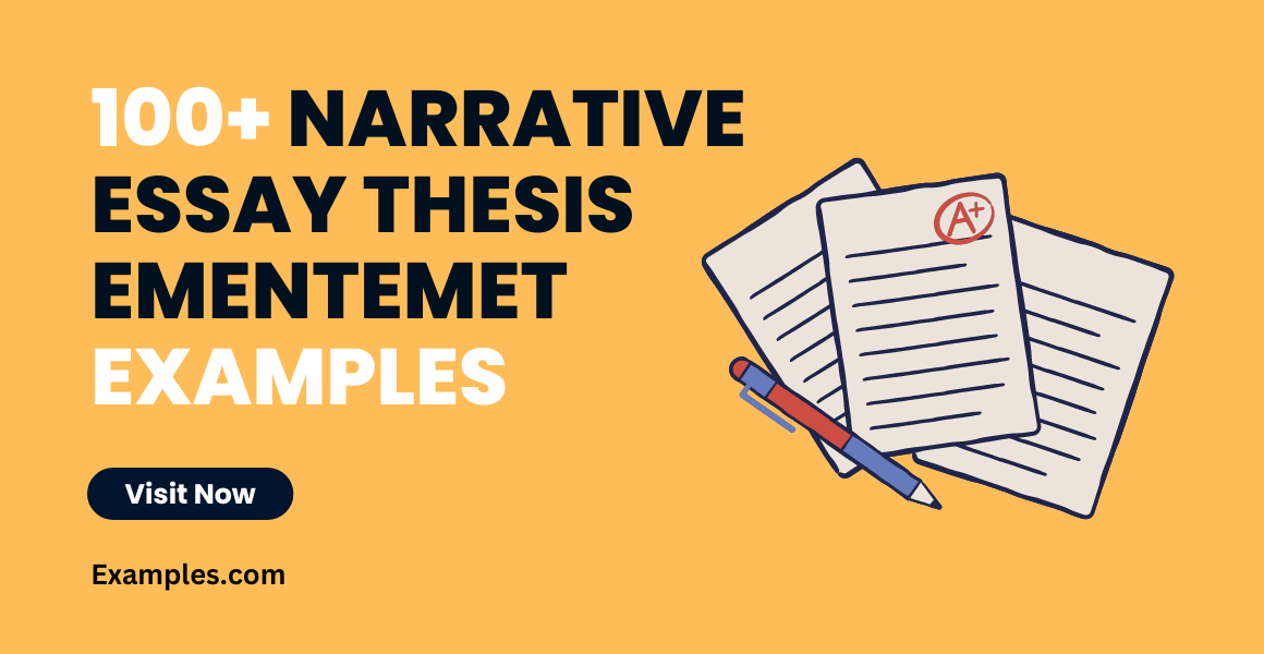 Narrative Essay thesis statement examples