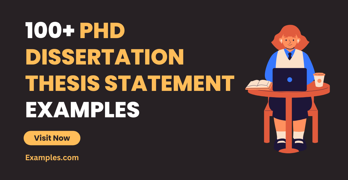 Phd Dissertation Thesis Statement Examples