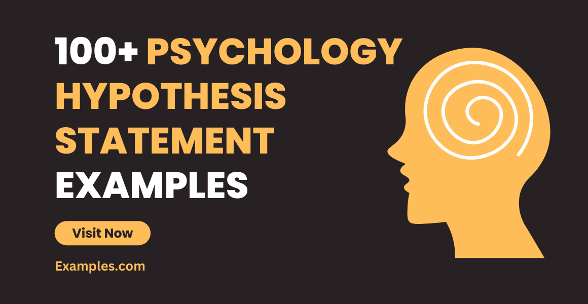 Psychology Hypothesis Statement Examples