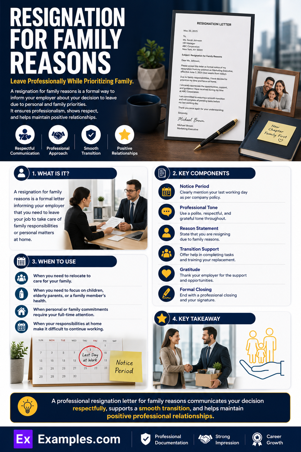 17+ Resignation Letter for Family Reasons Examples to Download