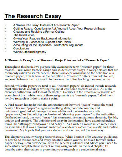 primary research essay examples