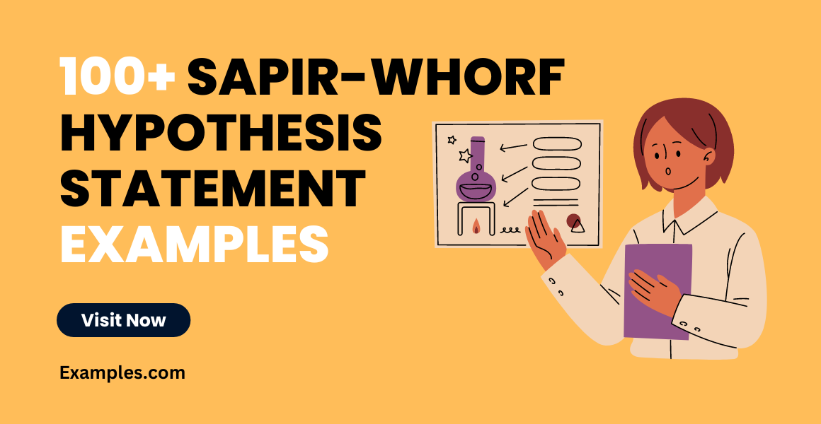 sapir whorf hypothesis example quizlet