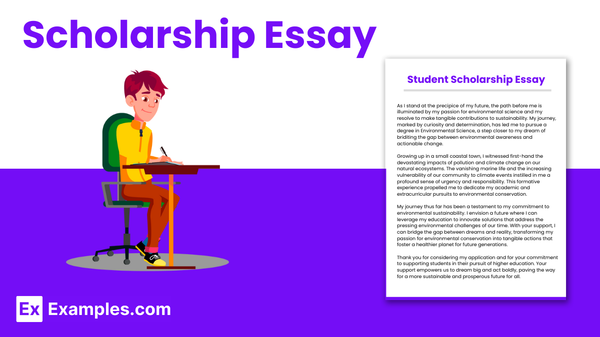 undergraduate scholarship essay examples