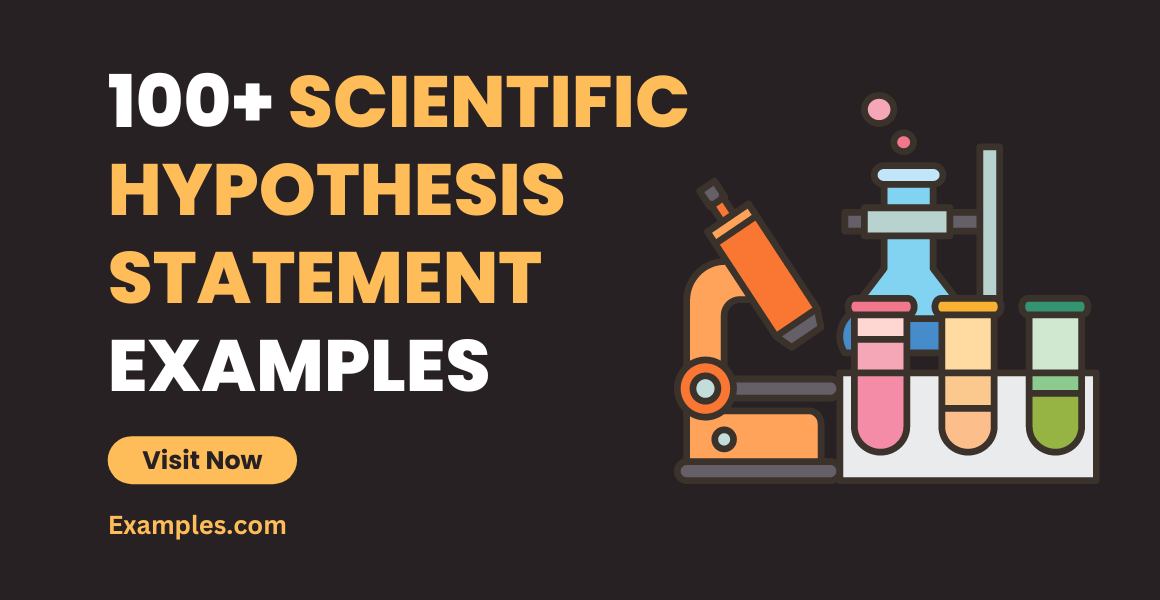 Scientific Hypothesis Statement Examples