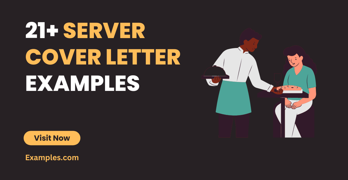 applying for a server position cover letter