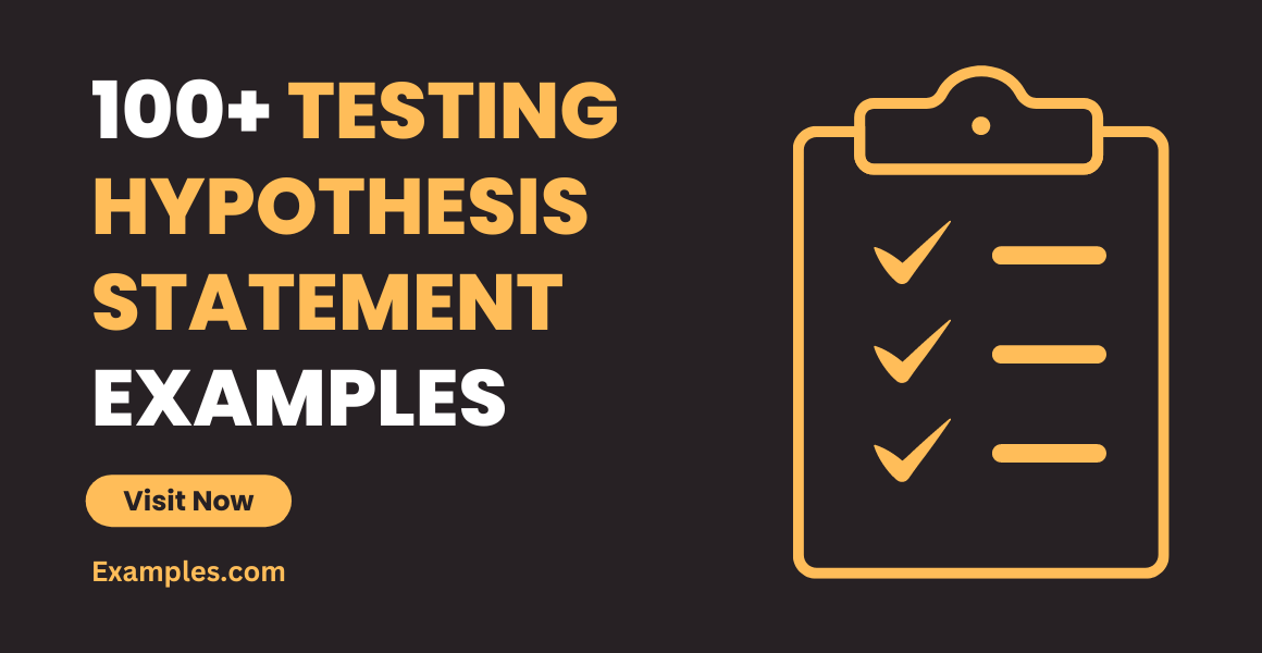 hypothesis statement of prediction