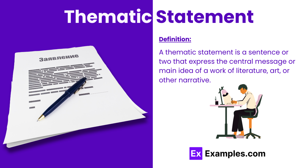 thematic statement for education