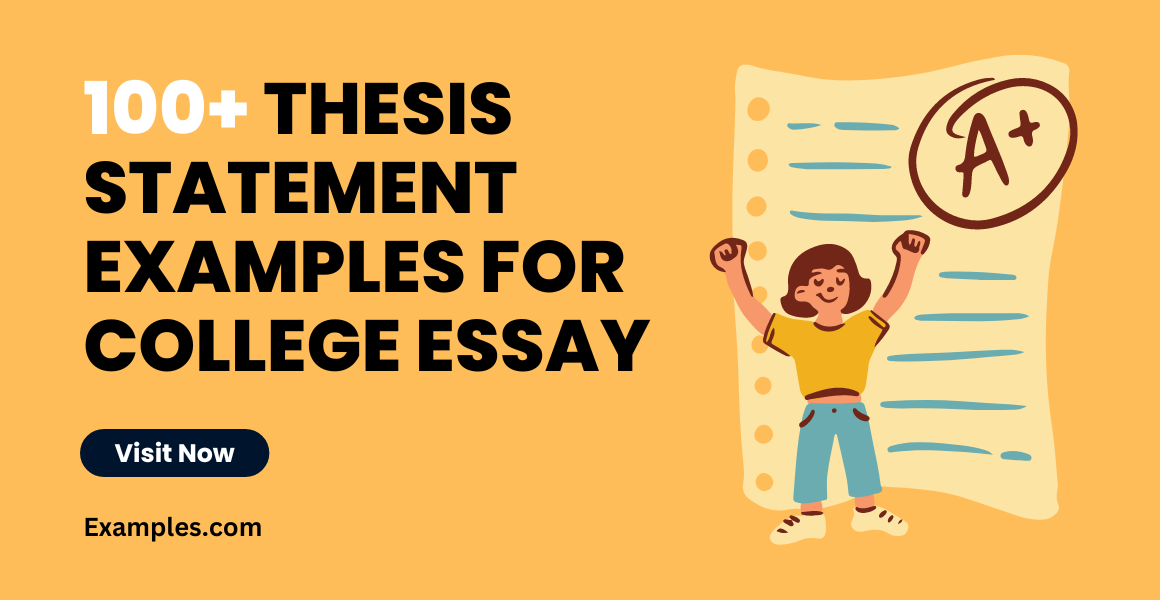 college essay thesis examples