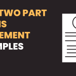 Two Part Thesis Statement Examples