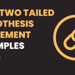 Two Tailed Hypothesis Examples