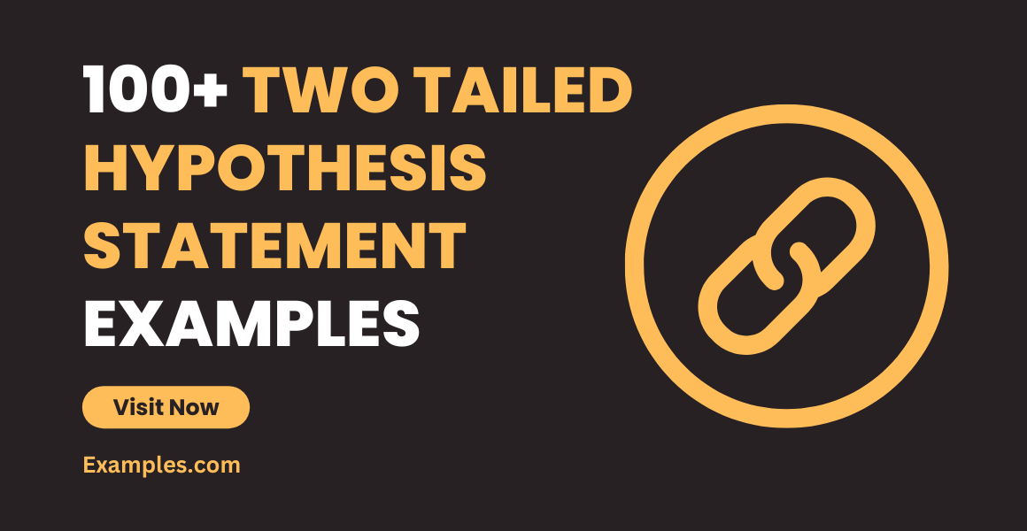 how to write a two tailed hypothesis