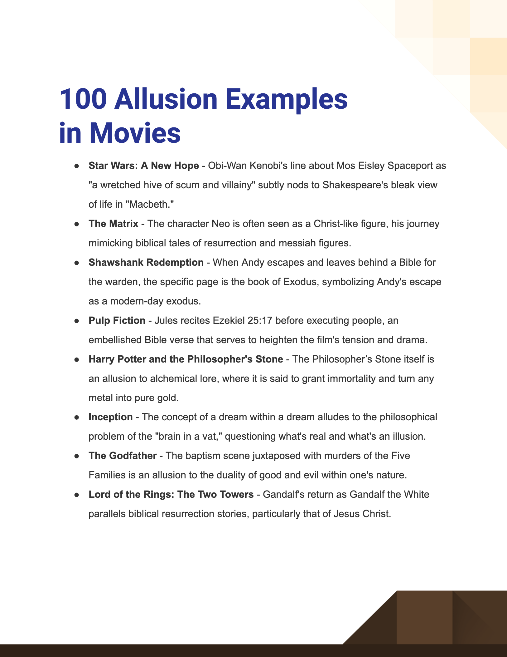 allusion examples in movies1