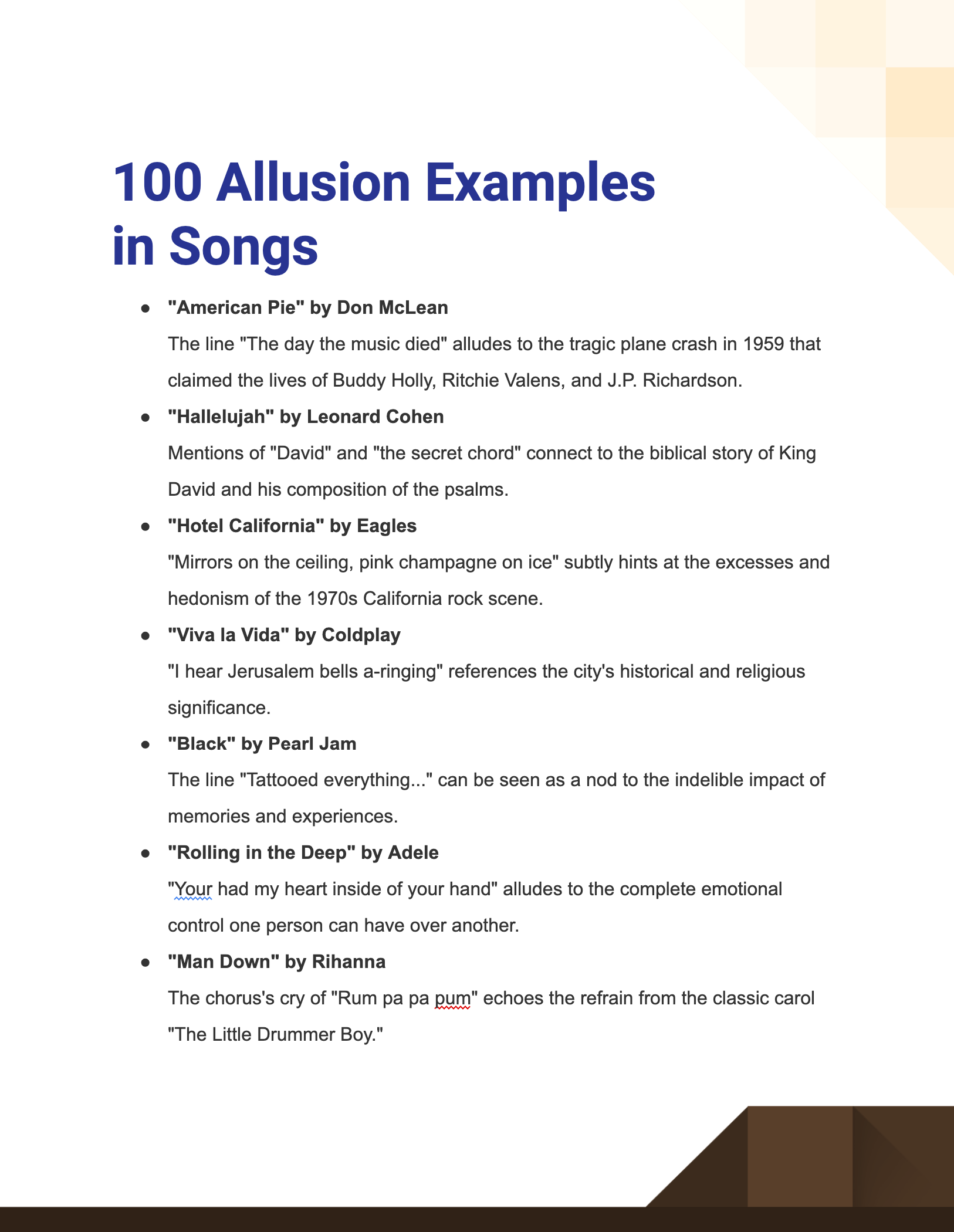 Allusion Examples In Songs1 ?width=320