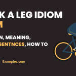 Break a leg Idiom Idiom