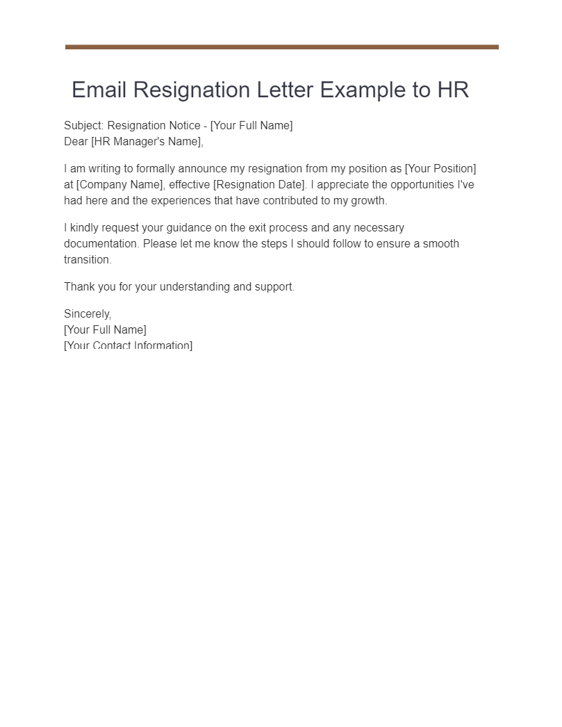 18+ Email Resignation Letter Examples, How to Write, Tips | Examples