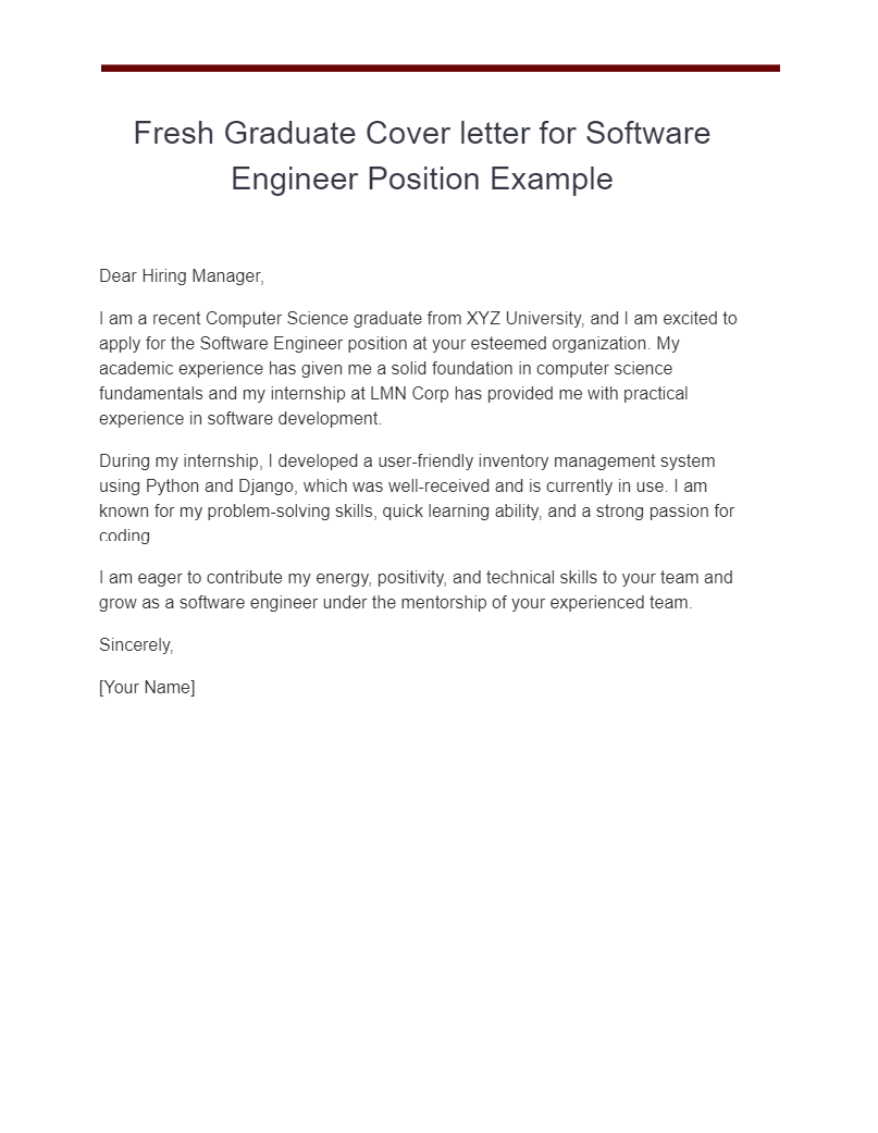 cover letter for software engineer in canada