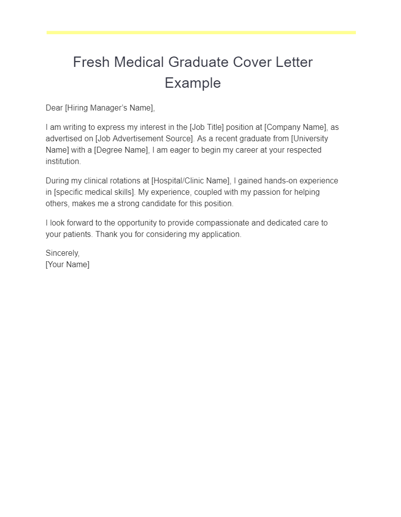 good graduate cover letter examples