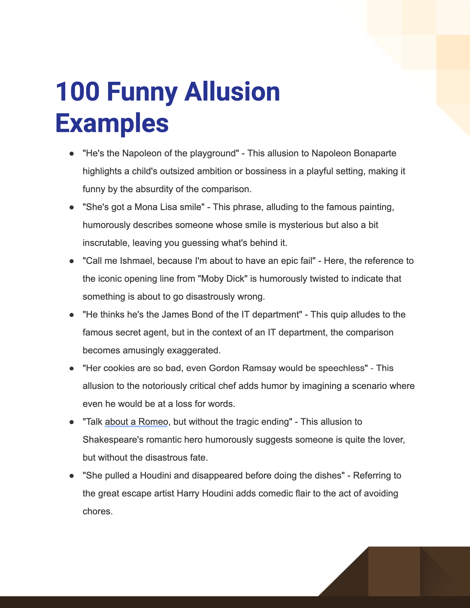 funny allusion examples1