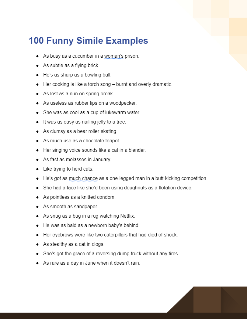 funny simile examples1