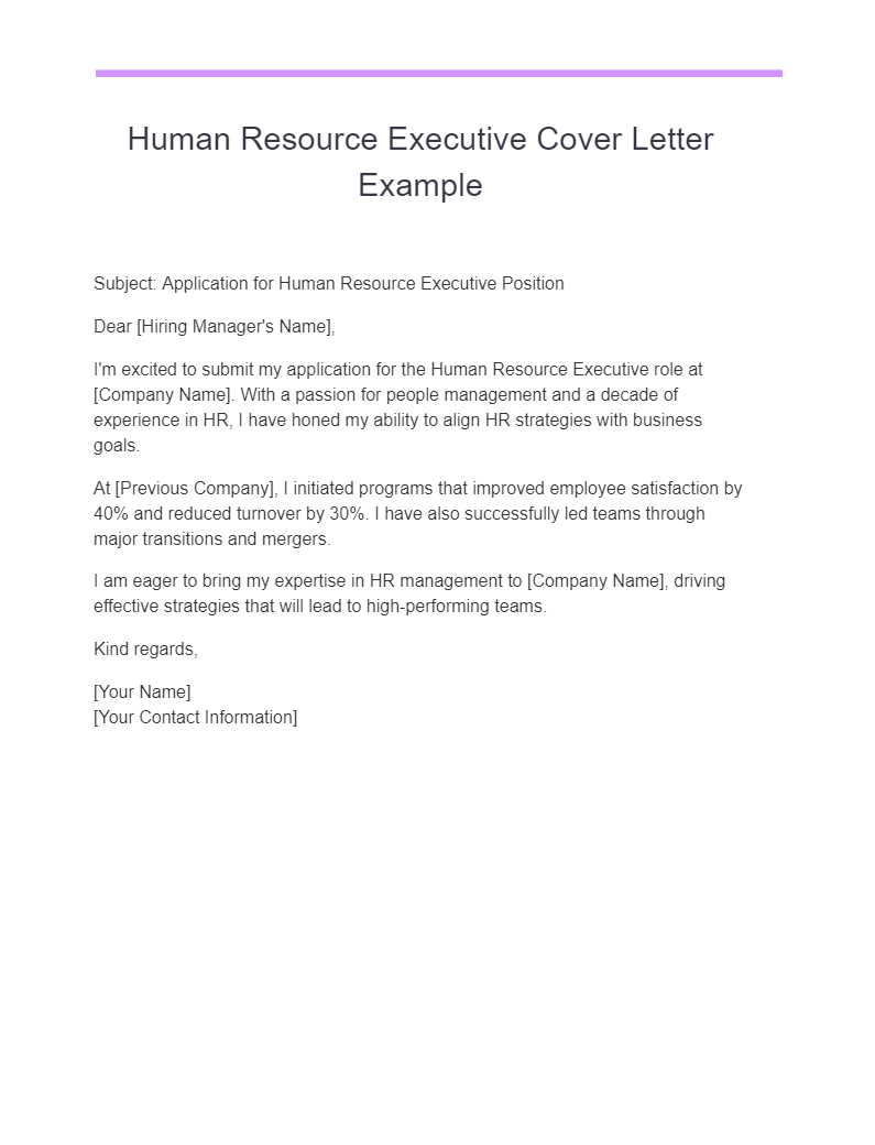 19+ Executive Cover Letter Examples, How to Write, Tips Examples