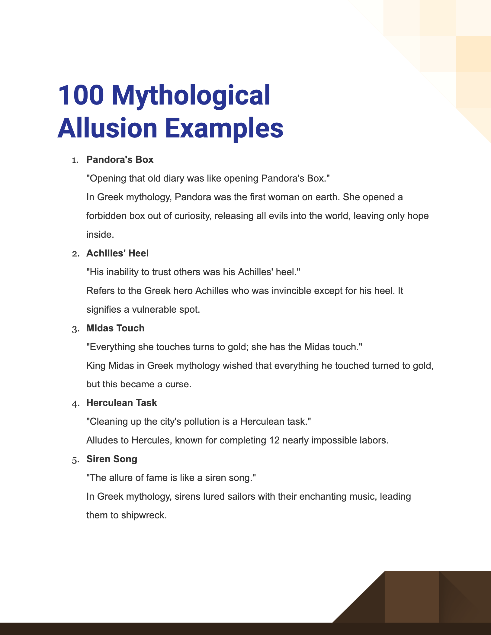mythological allusion examples1