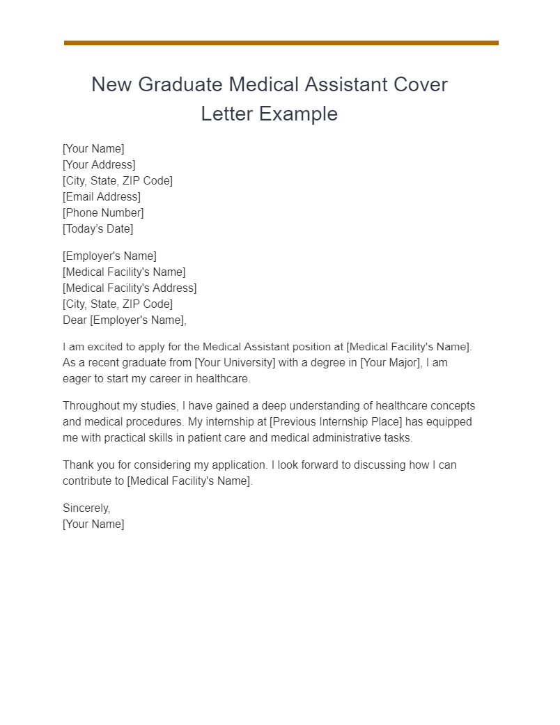 medical assistant cover letter for resume