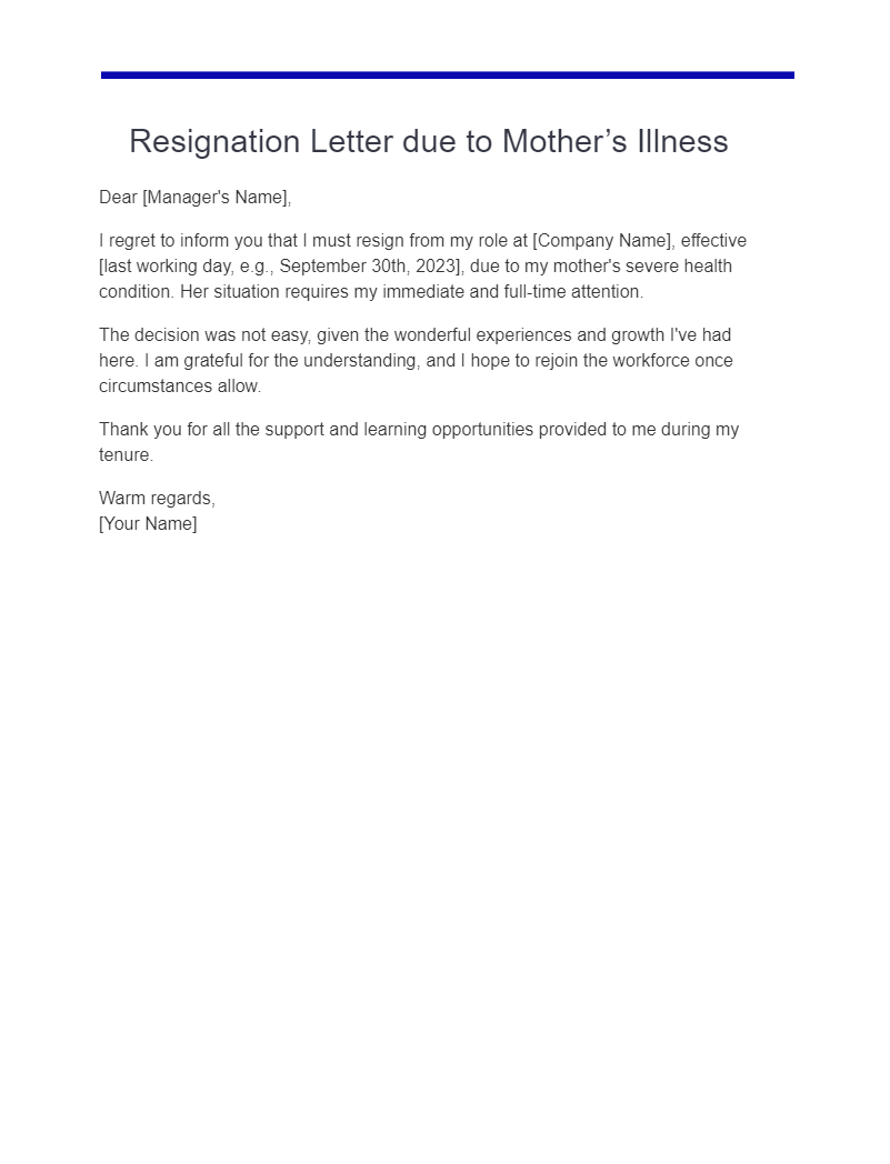 17 Resignation Letter Due To Health Reasons Examples How To Write 