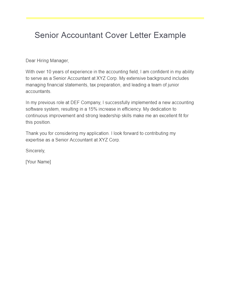 senior accountant cover letter doc