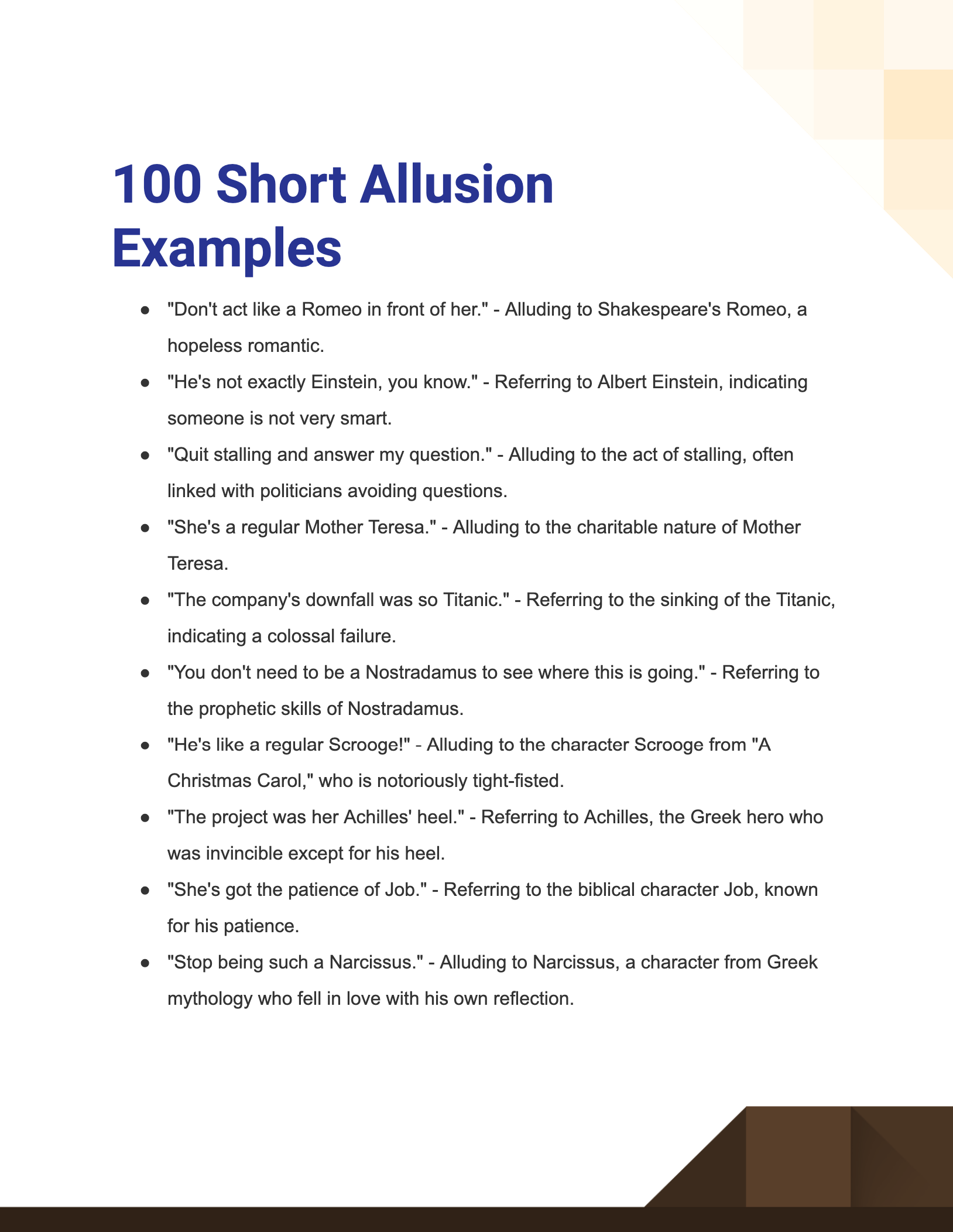 short allusion examples1