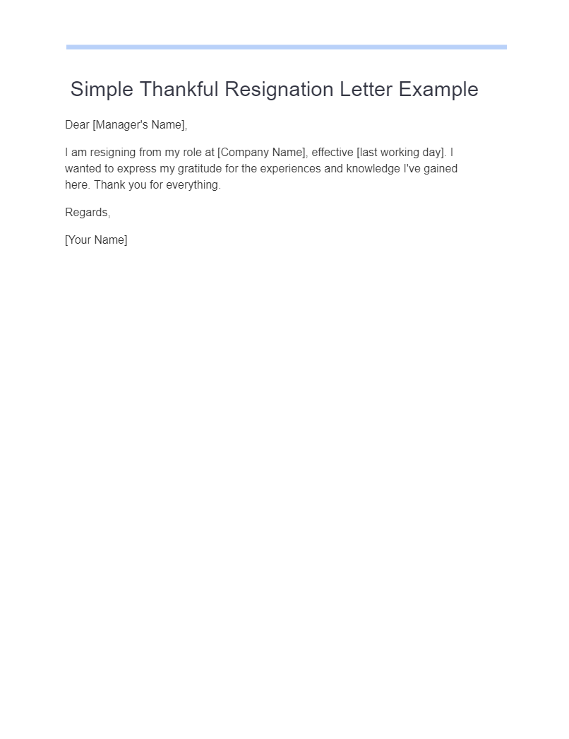 simple thankful resignation letter example