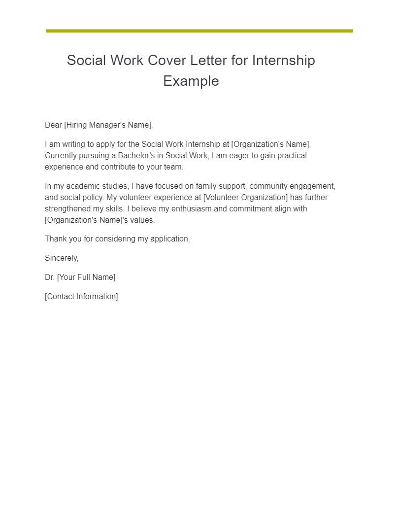 cover letter examples for social work jobs