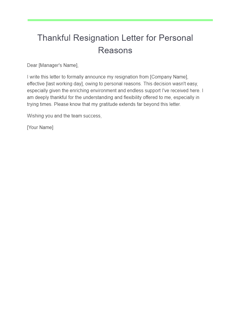 23 Thankful Resignation Letter Examples How To Write Tips Examples 2457