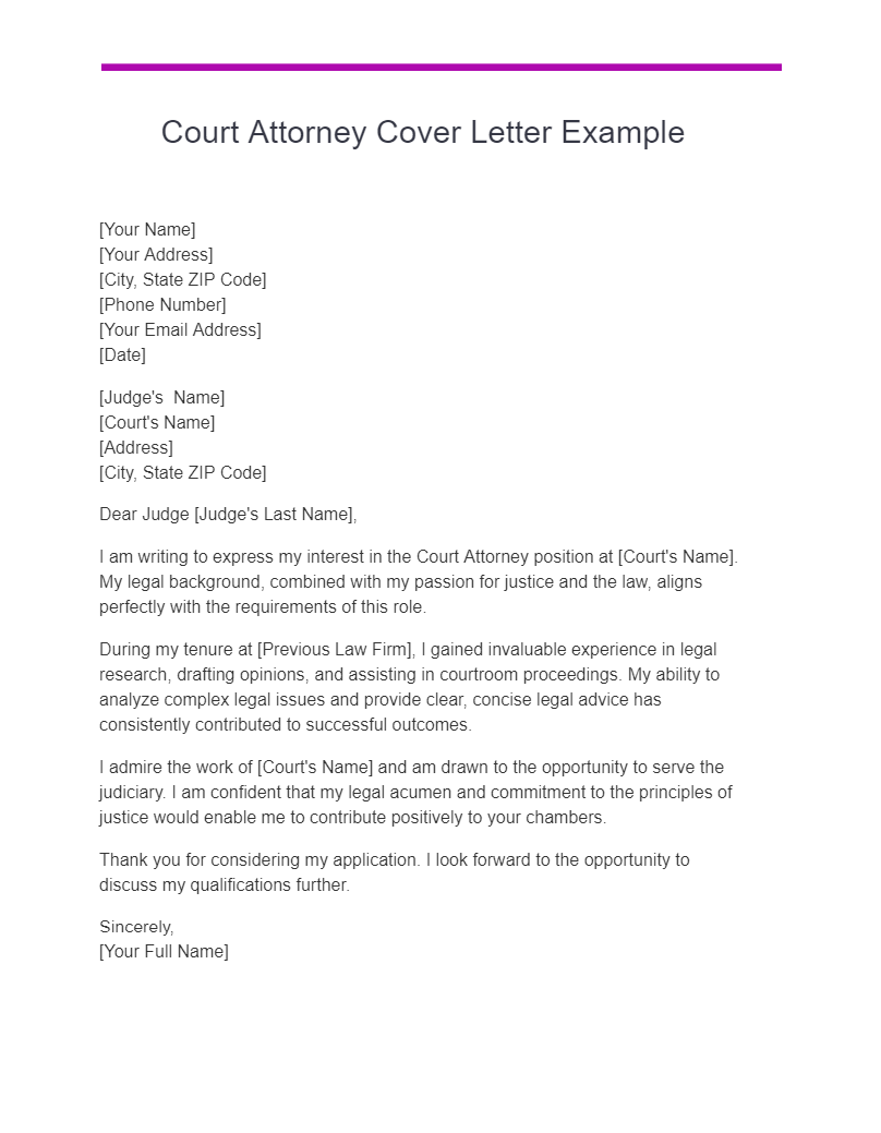 patent attorney cover letter