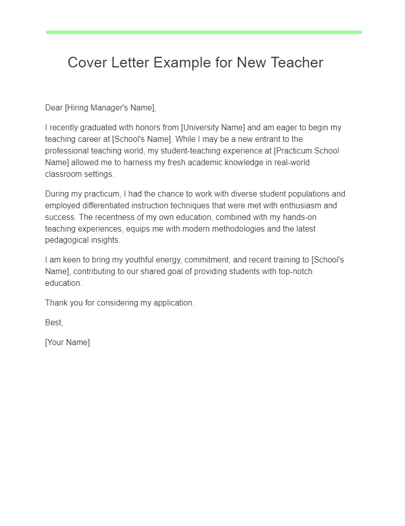 15+ Education Cover Letter Examples, How to Write Guide, Tips | Examples