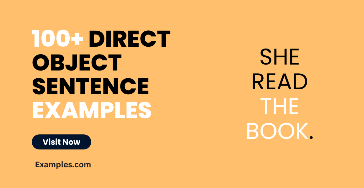 Direct Object Sentence Examples