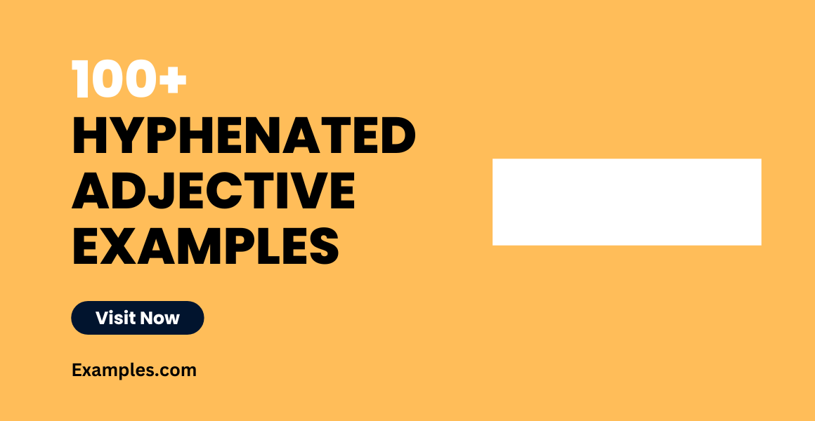 Hyphenated Adjective Examples