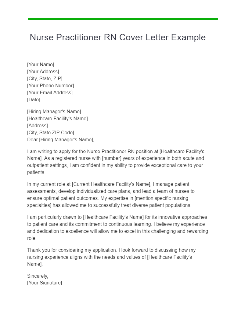 20+ Healthcare Cover Letter Examples, How to write, Tips | Examples